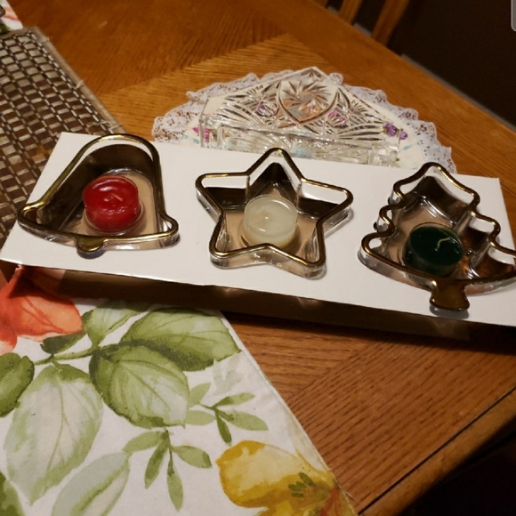 NEW! 1997 Vintage HOLIDAY GOLD Indiana Glass Party - Picture 1 of 11